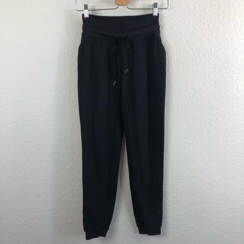 Lululemon Base Runner Pant III Wee Stripe Black He - Picture 3 of 13